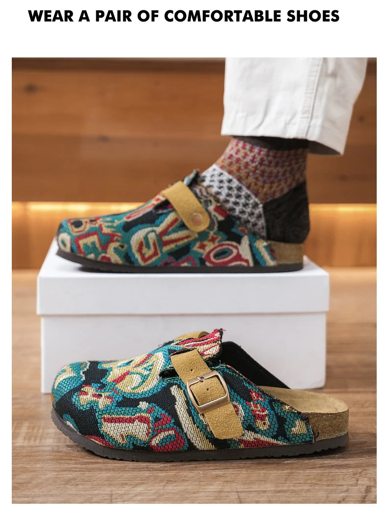 Men Driving Lazy Shoes Men's Summer Sandals Casual Shoes Comfortable Breathable Walking Shoes Non Slip Lightweight Sneakers