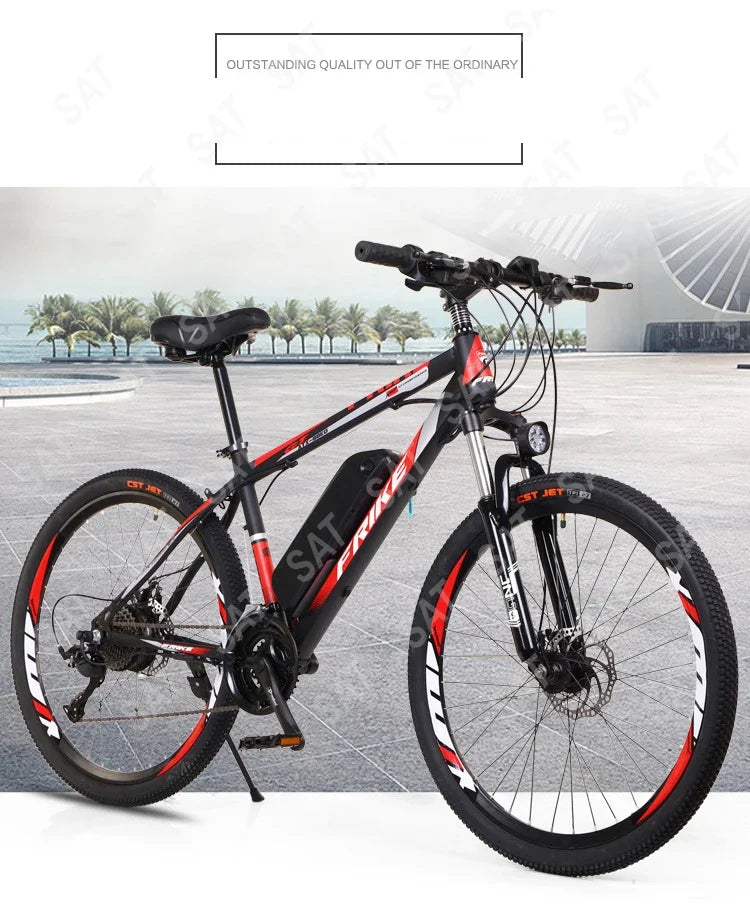 'China Electric Bike 27 Speed Electric Bicycle 26 Inch Mountain Ebike Double Disc Brake 36v 250w Electric Bike For Adult