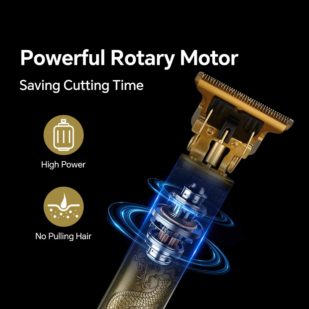 Professional men's electric hair clippers and razors with USB charging