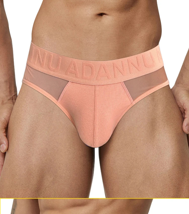 Transparent Men's Sexy Briefs Big U Pouch Underwear For Men Fashion Comfortable Soft Bikini Underpants Solid Color Male Panties