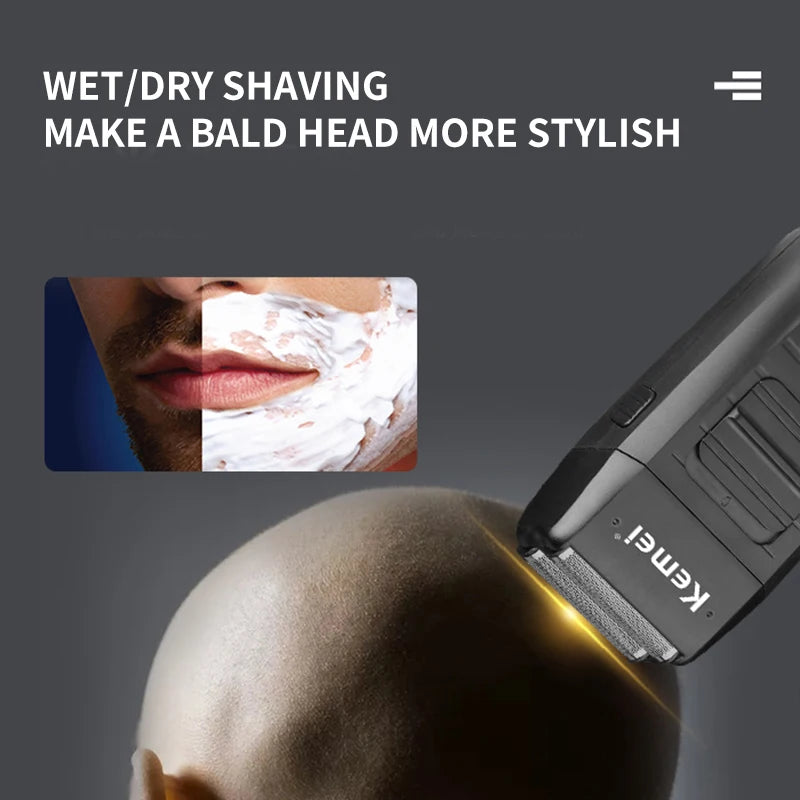 Kemei KM-2296 KM-2299 KM-1102 Hair Clipper Kit Men's Electric Shaver Hair Trimmer Machine Professional Hair Cutting Machine
