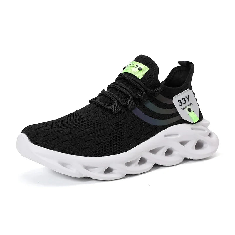 Sneakers for Men Casual Sport Shoes Breathable Lightweight Outdoor Mesh Platform Running Shoes Athletic Tenis Walking Shoes