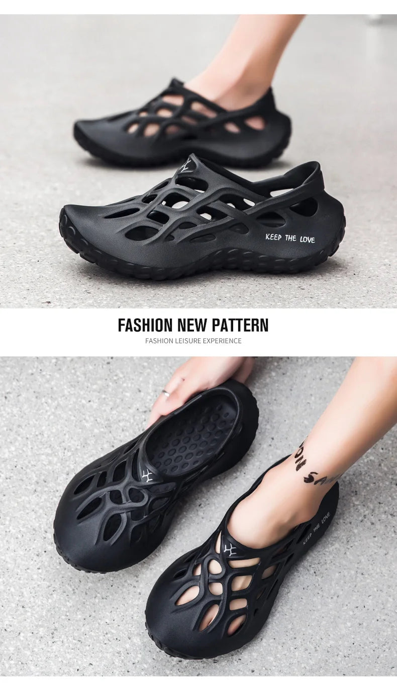 Men Summer Comfortable Breathable Sandals Outdoor Leisure Water Shoes for Hiking and Beach