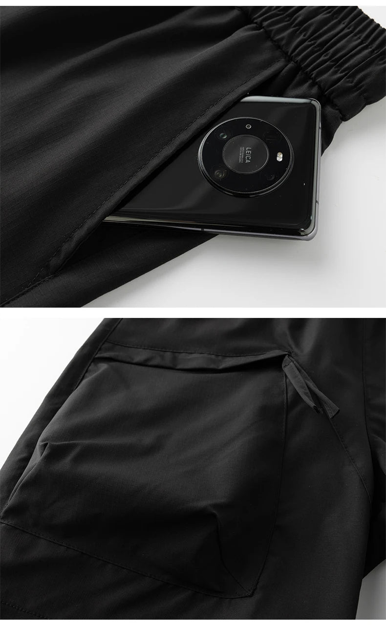 Shorts men's summer trend of work pants thin section loose five pants casual straight outside pants casual five pants