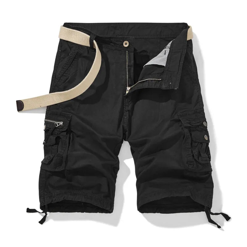 Shorts Male Slim Workout Shorts Lightweight Outdoor Mens Casual Hiking Cargo Fishing Short Pants Summer Quick Drying Work Shorts