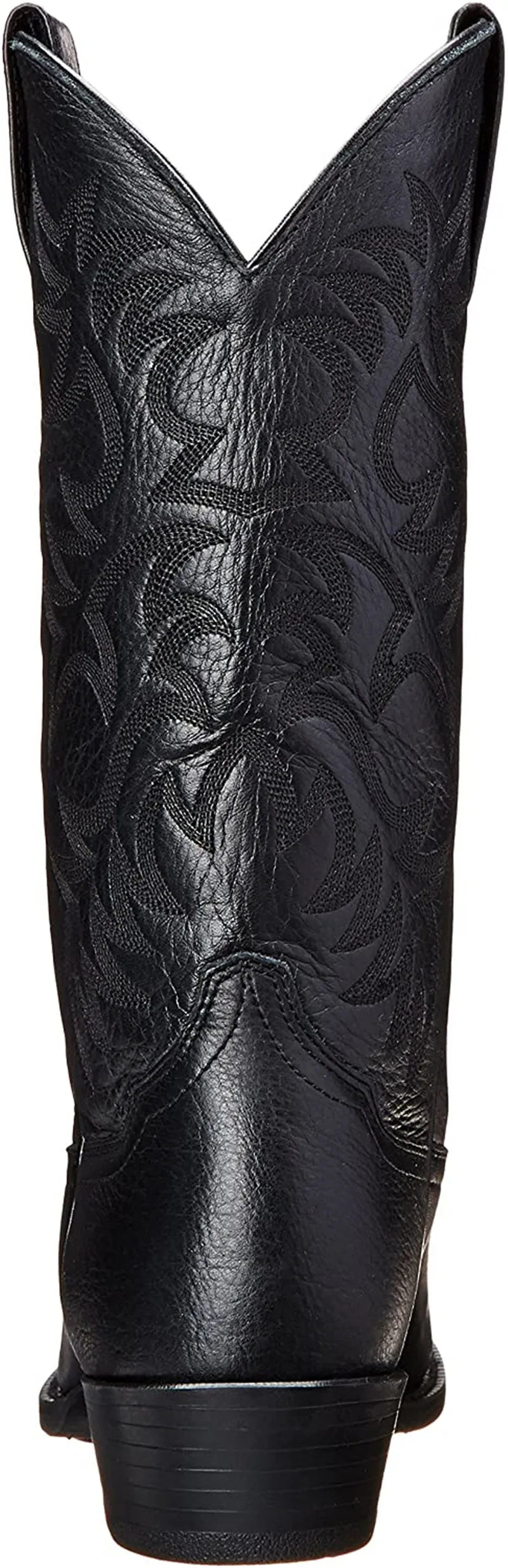 Men Boot 2025 Mid Calf Western Cowboy Motorcycle Boots Male Autumn Outdoor PU Leather Totem Med Heel Fashion Designed Men Boots