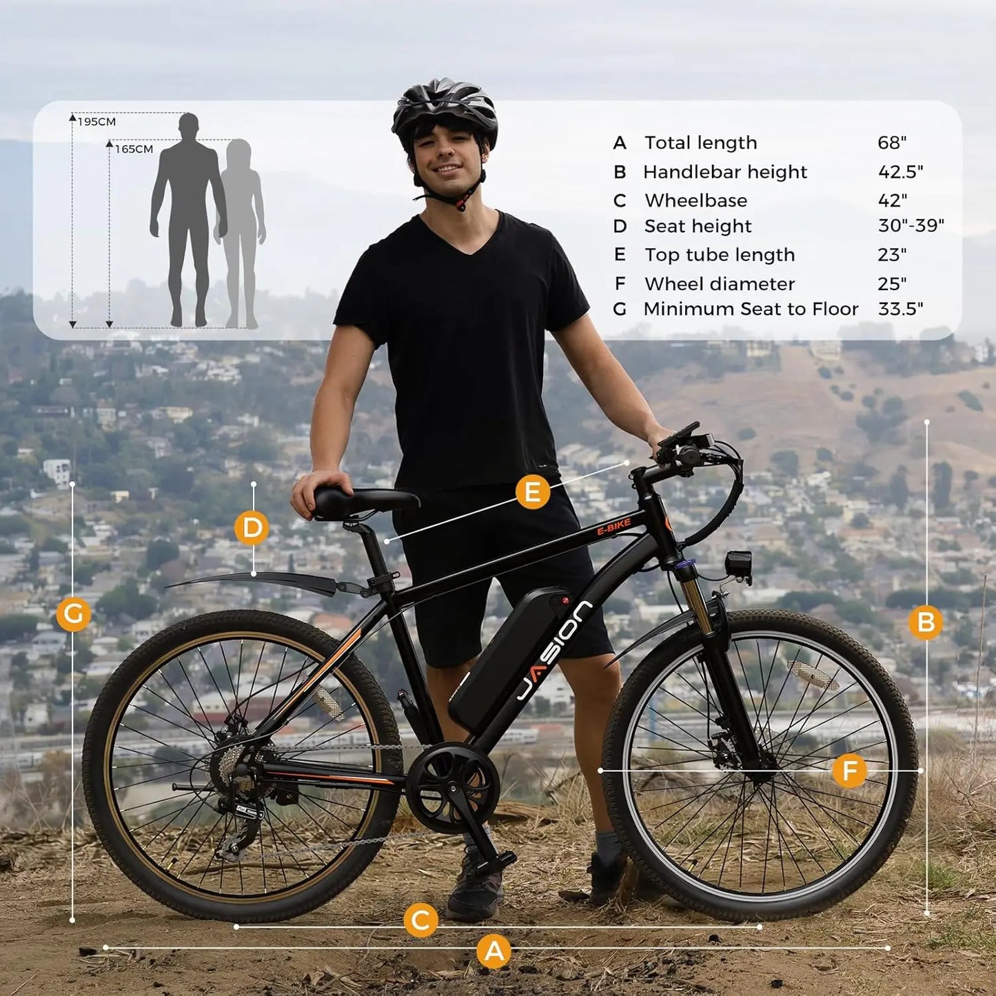 1000W Peak Motor Electric Mountain Bike Removable Battery 7-Speed Front Fork Suspension 40Miles Commuting Custom