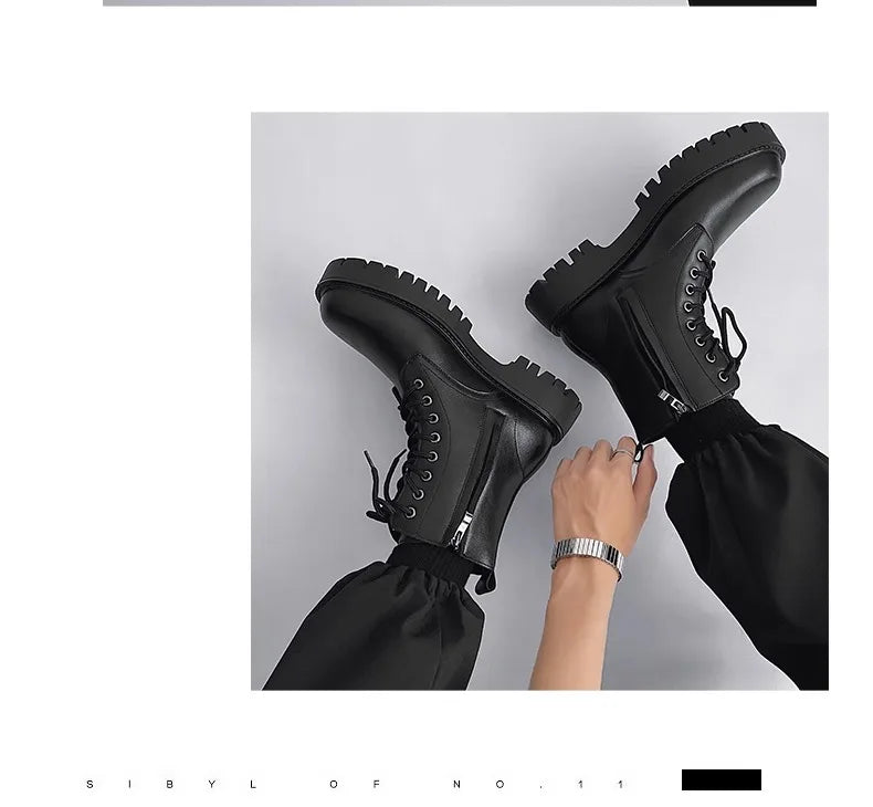 Tactical Boots Men Man Shoes Work and Safety Shoes Dress Booty Man High Heel Ankle Boots Mens Shoe Casual Sneakers Men's Boot