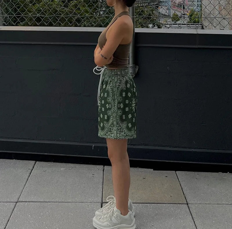 2024 New summer men shorts men and women's fashion beach seaside casual pants mesh sports quick-drying quarter pants