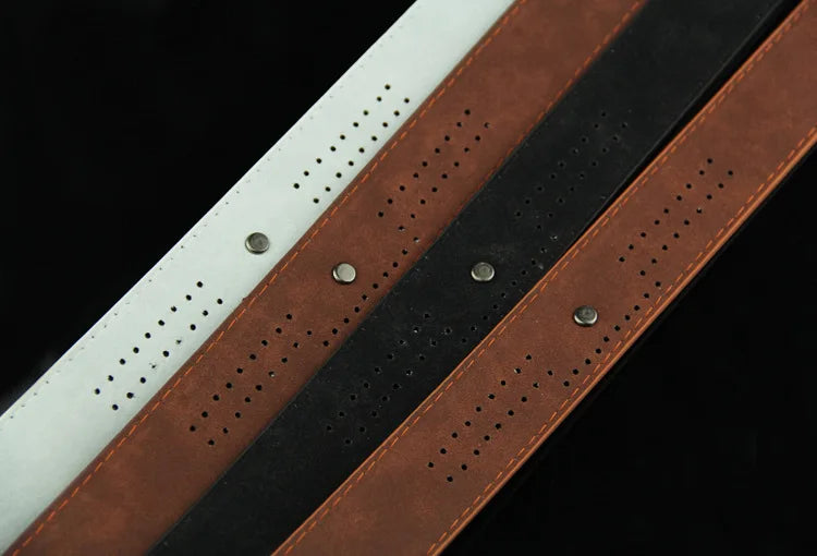 Men's Belt PU Alloy Square Buckle Business Belts Winter Pants Waistband Belts For Men Jean