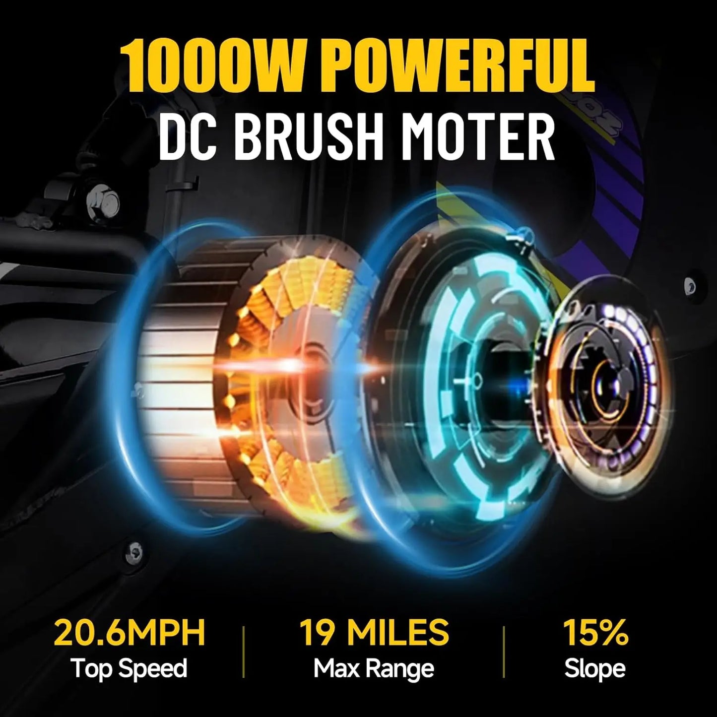 36V 1000W Electric Dirt Bike for Kids, 3 Speed Modes Teen Electric Motorcycle Up to 20.6 MPH& 19 Miles, Customized