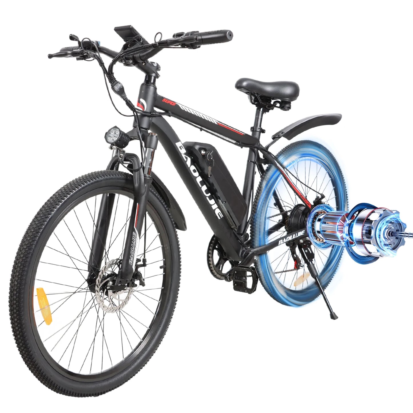 BAOLUJIE DM01 Electric Motorcycle 2000W Moto Electric Bicycle 60V30AH Battery Color Display 42 MPH EBike UL2849【1 Year Warranty】