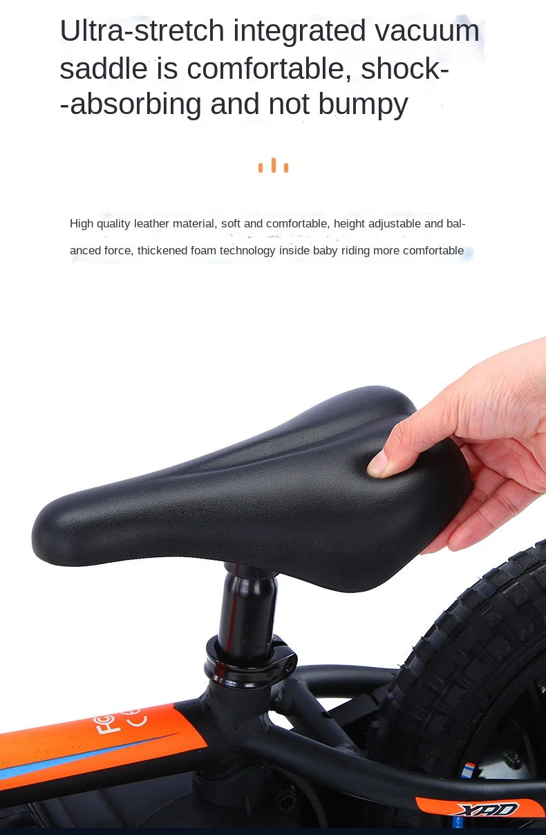 12-inch Children's Electric Bicycle Outdoor Off-road Portable Shock-absorbing Scooter