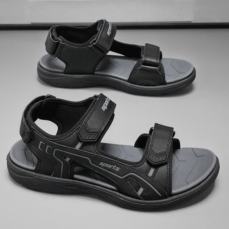 Men's Open-Toe Athletic Hiking Sandals Breathable Outdoor Beach Water Shoes for Summer Walking Non Slip