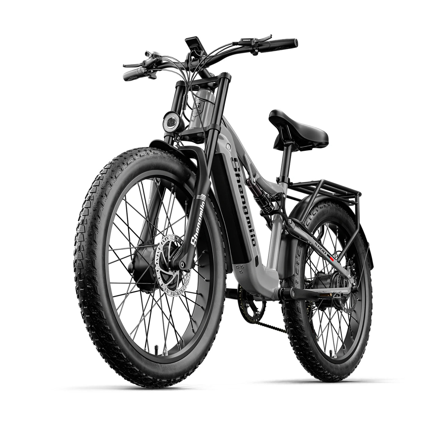 Shengmilo S600 Electric Bike Dual Motor2000W  48V17.5AH Battery 26 Inch e bike Fat tire Ebike Men's Mountain Electric Bicycle