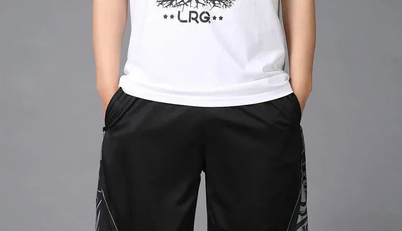 Male Short Pants Basketball Long Quick Dry Men's Shorts Training Bermuda Essential Fashion With Korean Style Stylish Clothing