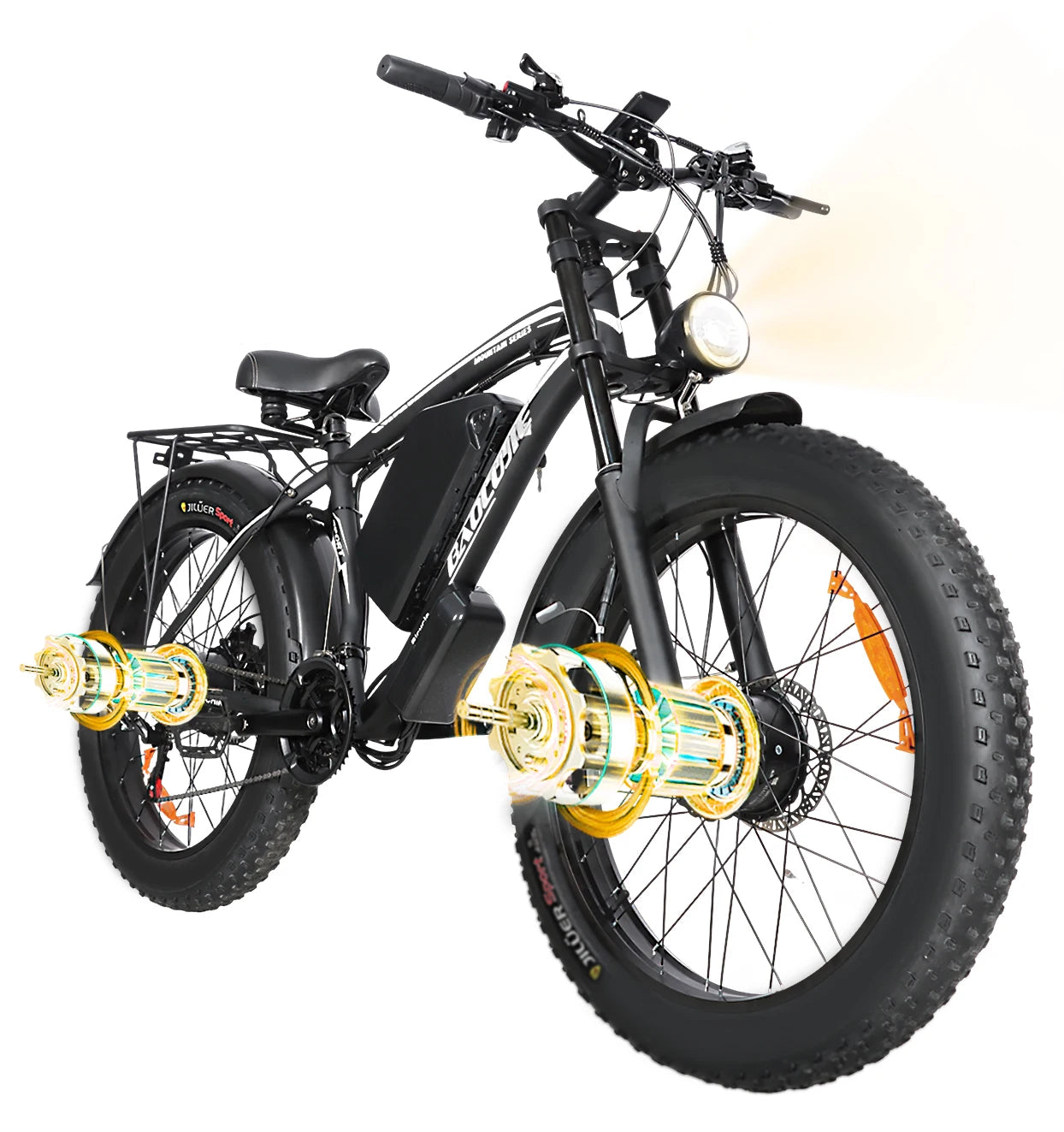 BAOLUJIE DM01 Electric Motorcycle 2000W Moto Electric Bicycle 60V30AH Battery Color Display 42 MPH EBike UL2849【1 Year Warranty】