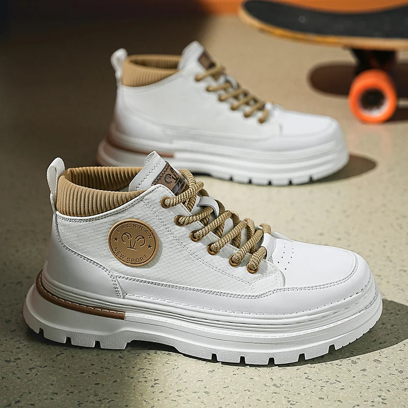 Men's Shoes 2024 Autumn and Winter New Rubber and Plastic Casual Fashion Men's Boots Warm and ComfortableBoots  Mens Boots