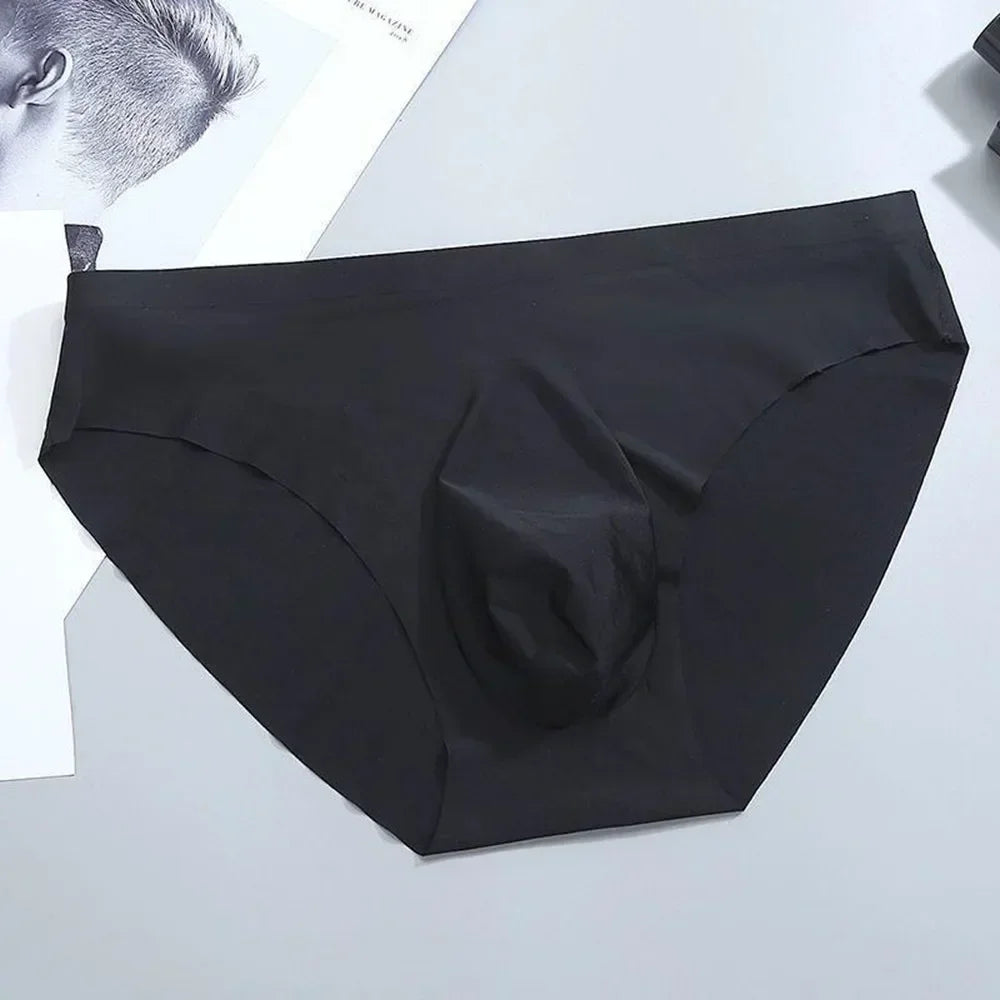 Sexy Men Briefs Underwear Mens Underwear Color Seamless U Conve Pouch Underpants Breathable Confortable Low Waist Male Panties