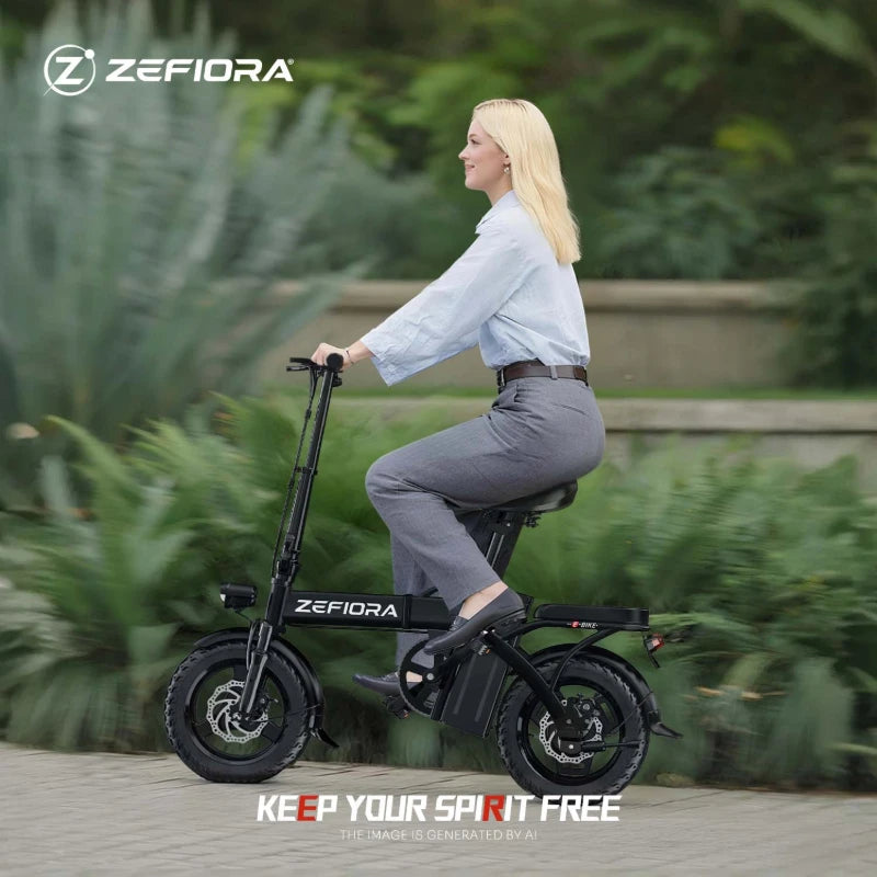 Two Wheels Electric Super Bicycle 1000w 14 26 Inch 30-50mph 30-60miles 48v Aluminum Alloy,climbing 45° Slopes Electric Scooter