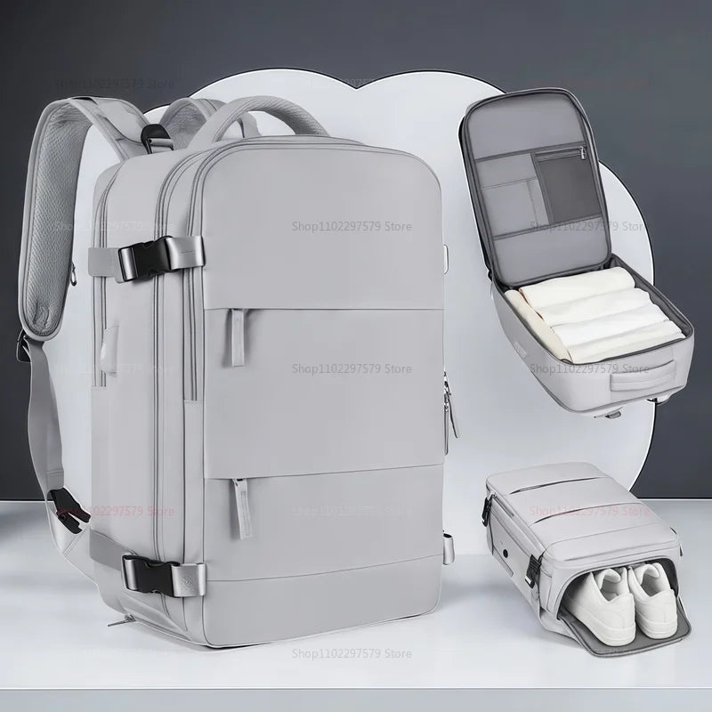 Large Capacity Fashion Travel Backpack for Men and Women Multi-Functional Casual Laptop Cabin Bag Handmade Luggage