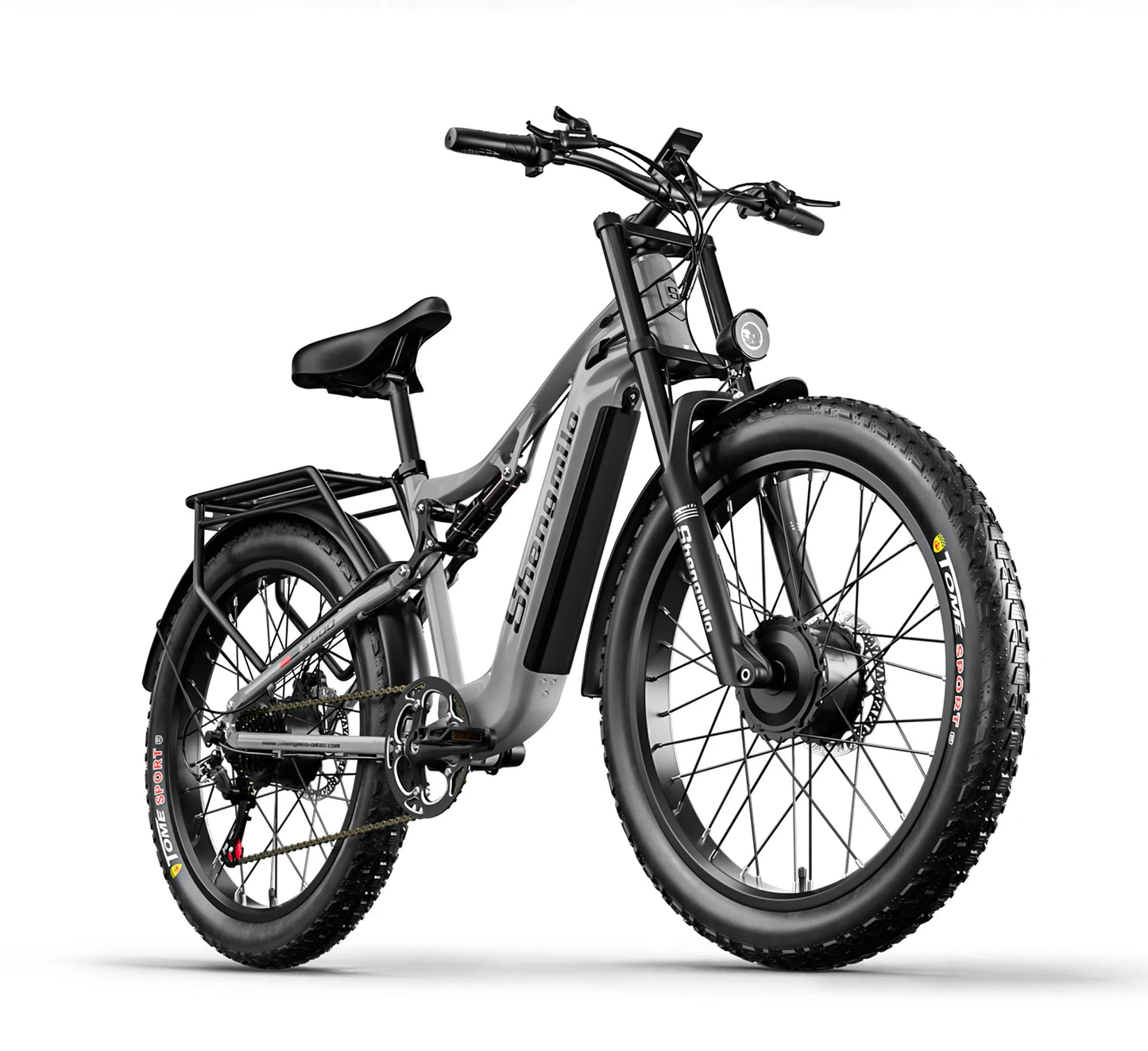 Shengmilo S600 Electric Bike Dual Motor2000W  48V17.5AH Battery 26 Inch e bike Fat tire Ebike Men's Mountain Electric Bicycle