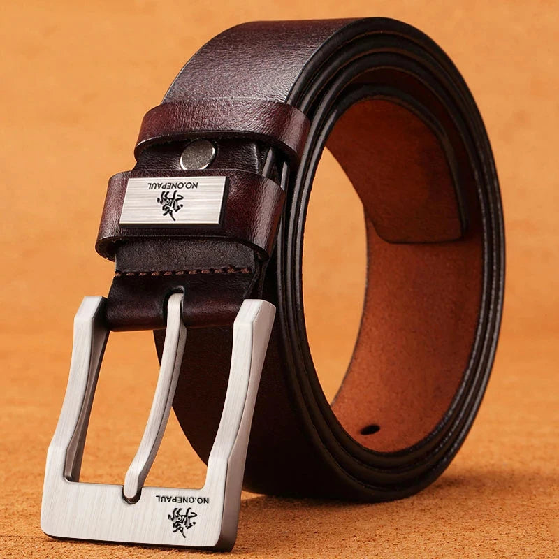 2025New Men's  Leather Belts Luxury Strap Male Belts For Fashion Classice Vintage Pin Buckle Men Belt High Quality