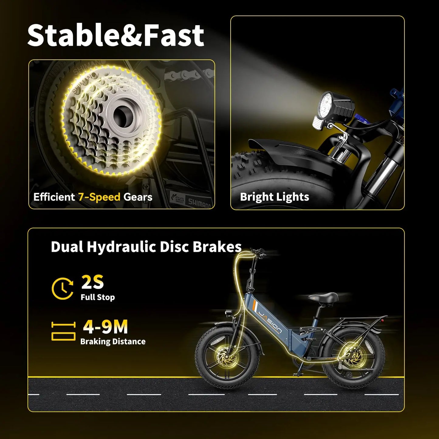 X Hunter ST 20" Electric Bike for Adults,Peak 1400W Motor,30MPH Max Speed Foldable Ebike,71 Miles Range Folding E, Customized