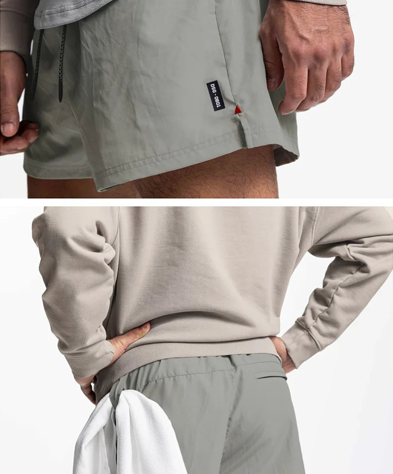 Mens Gym Training Shorts Man Quick Dry Sports Casual Short Pants Fitness Workout Running Bodybuilding Fashion Basketball Shorts