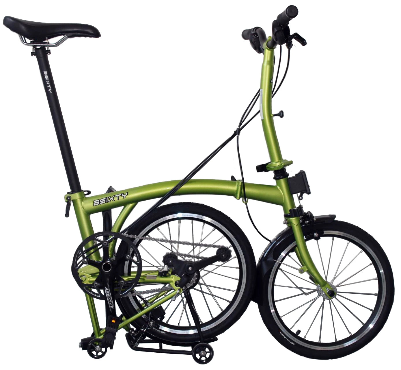 3sixty Compact 16 Inch 6Speed Folding Bicycle Durable Foldable Bike for City Riding Camping Tours Outdoor Adventures Best Seller