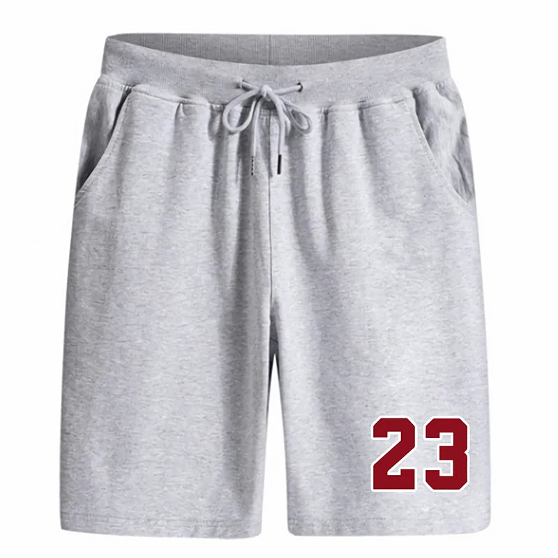 Mens Shorts Sports Printing Jogging  Short Trouser Casual Versatile Man Shorts Hot Sales Lightweight Knee Shorts Summer Fitness