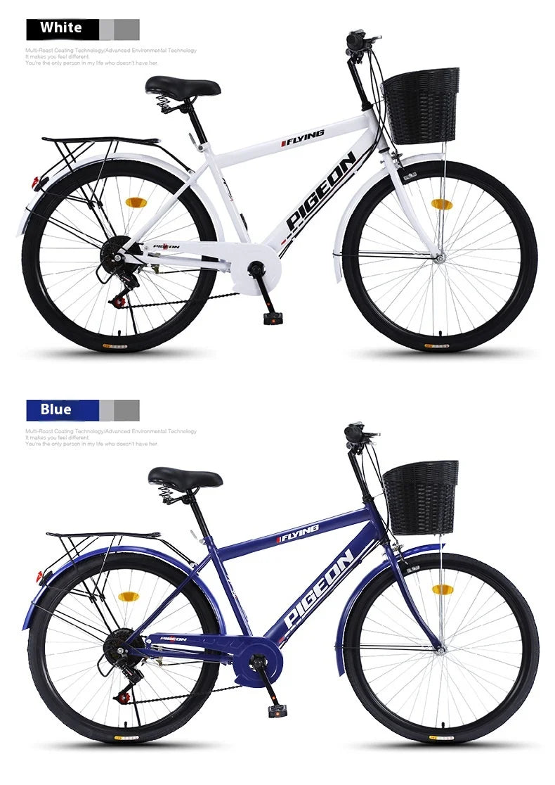 Bicycle 26 Inch Commuter Men's Light Adult City Female College Student Adult Retro Bike