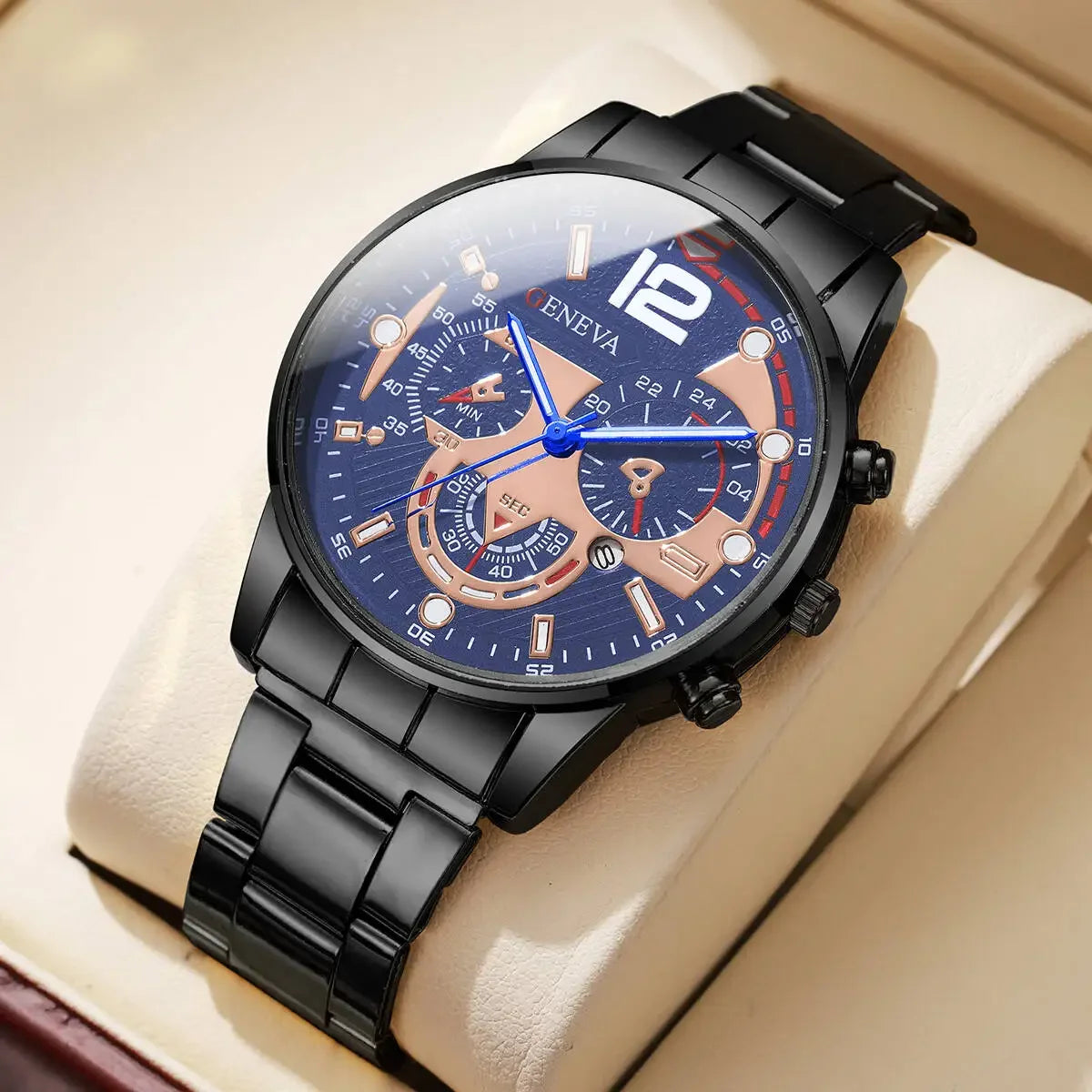 Men Business Men Watch Luxury Analog Quartz Wristwatches with Calendar for Men Clock Reloj Hombre