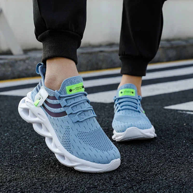 Sneakers for Men Casual Sport Shoes Breathable Lightweight Outdoor Mesh Platform Running Shoes Athletic Tenis Walking Shoes