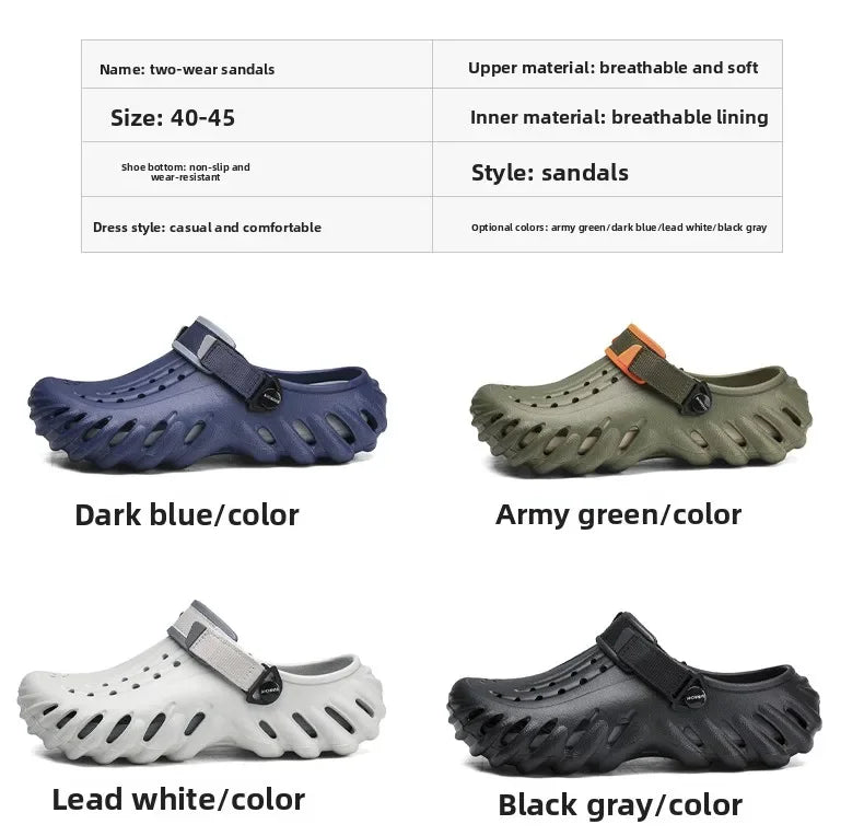 Luxury Man Sandal for Men Brand Men's Shoes 2025 White Sandals Flat Sandals Mens Soft Sandles Summer Shoes Sale Slippers Slipers