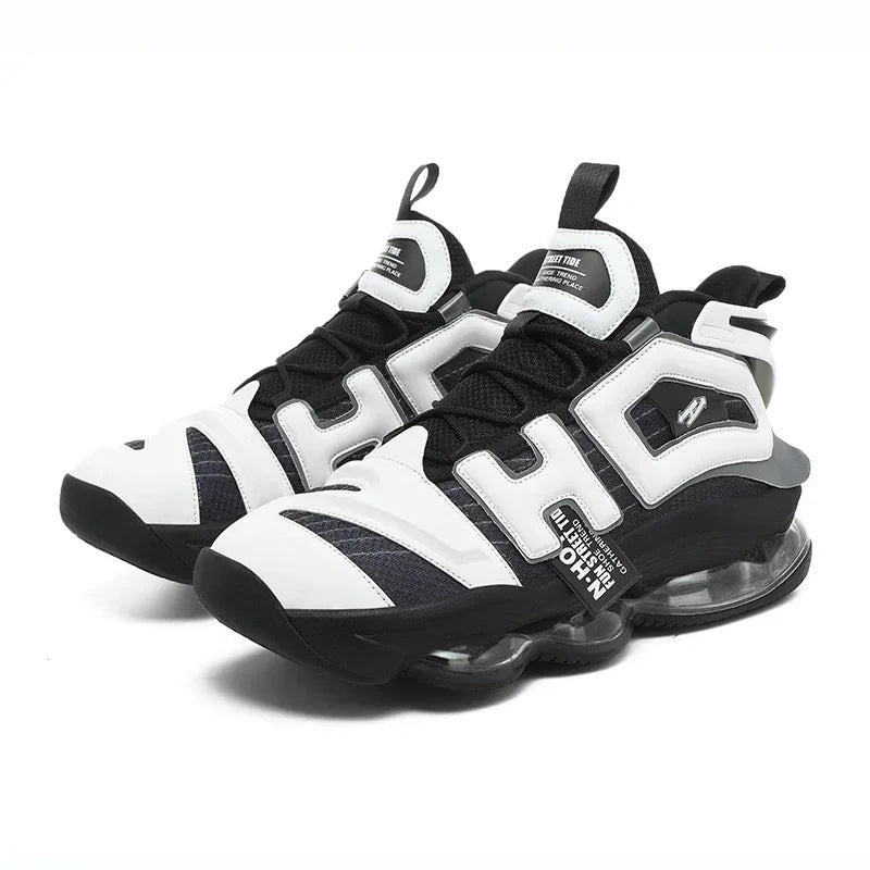 High-quality Mens Basketball Shoes High Street Original Sneakers Men Air Cushioining Rubber Anti Slip Leisure Shoes Male 39-45