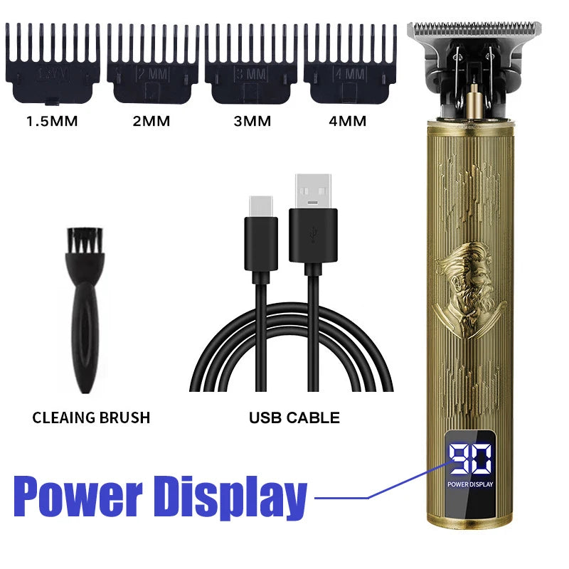 Electric Trimmer Hair Clipper for Men Cutting Machine Shaving Haircut Beard Trimmer Barber Cutter Mower Men's Electric Shaver