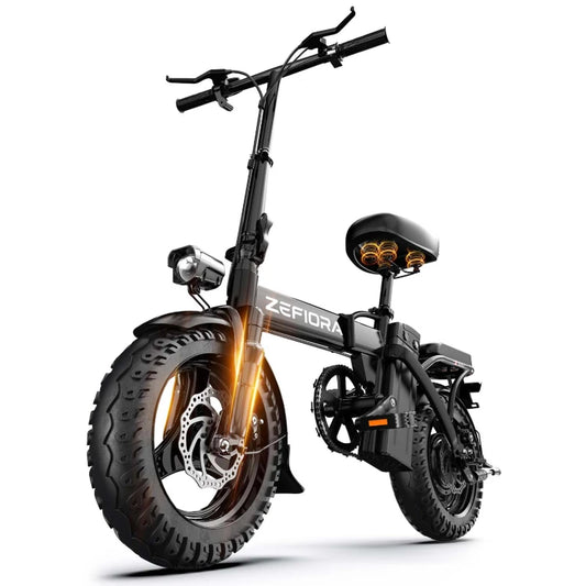 Two Wheels Electric Super Bicycle 1000w 14 26 Inch 30-50mph 30-60miles 48v Aluminum Alloy,climbing 45° Slopes Electric Scooter