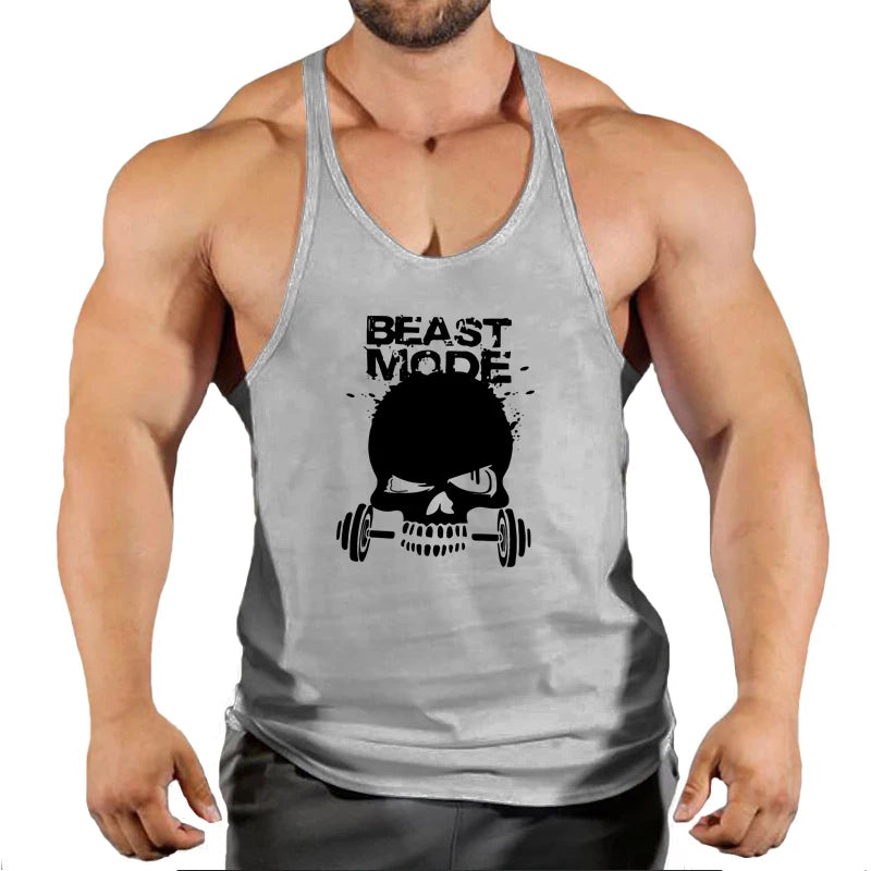 Gym T-shirts for Men Clothing Fighter Tanks Camis Mens Tops T-shirts Suspenders Man Top for Fitness Stringer Men's Clothes Shirt