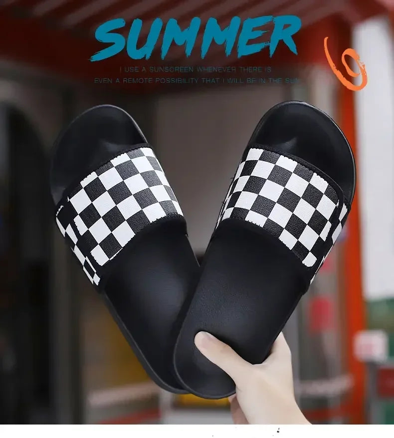 Slippers for Men To Wear Outside in Summer Men's Non-slip and Anti-odor Comfortable Soft Flip-flops Outdoor Trendy Sandals