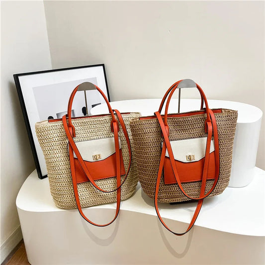 2025 New Luxury Design Handbag for Women, A Woven Single-shoulder Women's Crossbody Tote Bag with A Sense of Sophistication