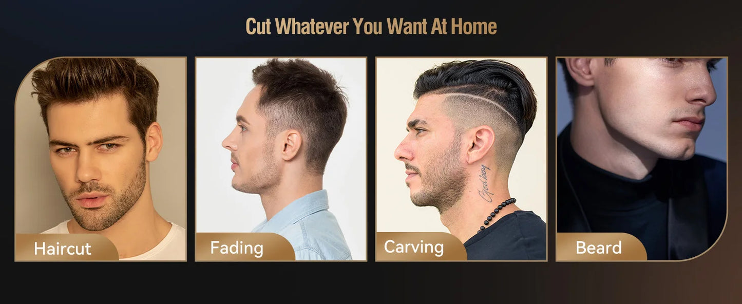 MAXGROOM Professional Hair Clippers&Trimmers Set for Men Premium Home Haircut Kit Cordless Hair Cutting Clippers and Trimmer Set