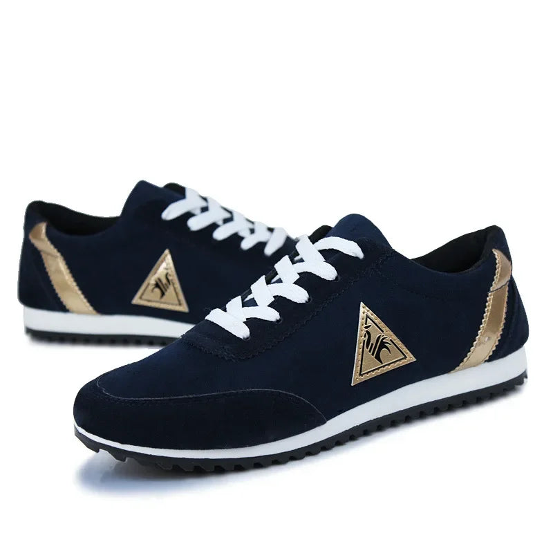 Men Trendy Sneakers Lightweight Suede Running Shoes Men Sports Shoes Comfort Casual Men's Shoes Designer Sneakers Male Footwear