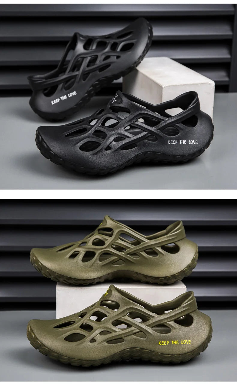 Men Summer Comfortable Breathable Sandals Outdoor Leisure Water Shoes for Hiking and Beach