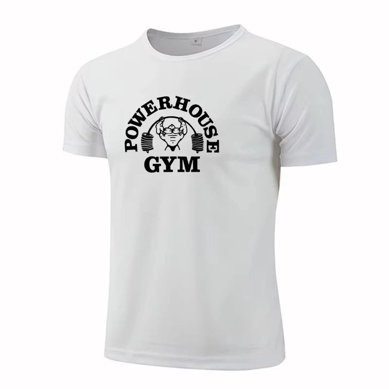 Summer 3D GYM Print Men's T-shirt Summer Casual Loose Sports Breathable Quick Drying Short Sleeve t Harajuku Street Men Clothing