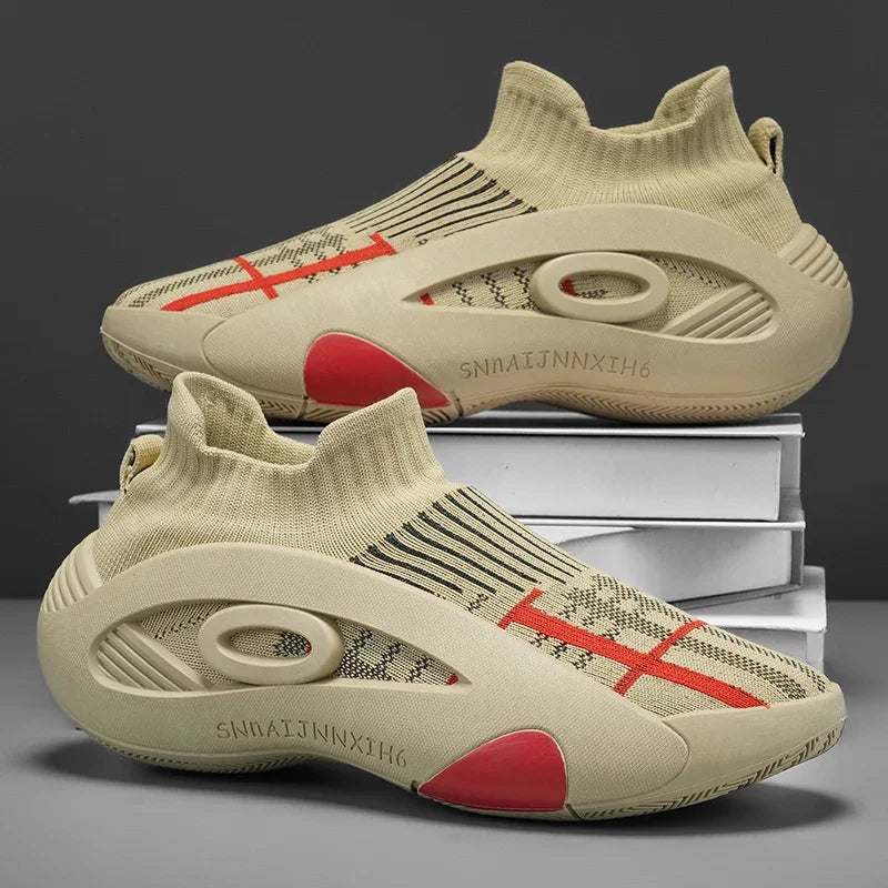 Summer Sneakers for Men Breathable Socks Casual Sports Shoes New Arrival Black Green Men Trainers Platform Designer Sneakers Men