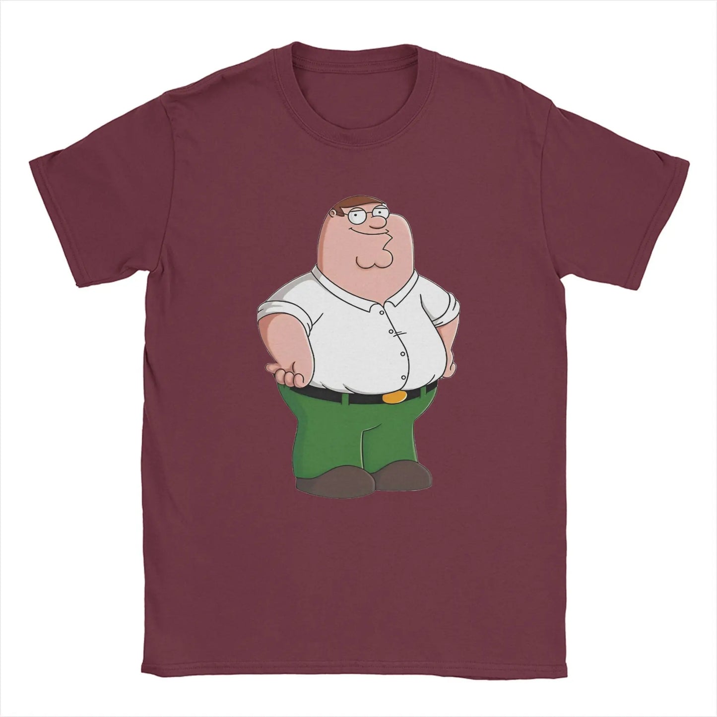 Men T-Shirts Families Guys Peter Griffin Amazing Cotton Tee Shirt Short Sleeve Funny Tv T Shirt Round Collar Clothes Graphic