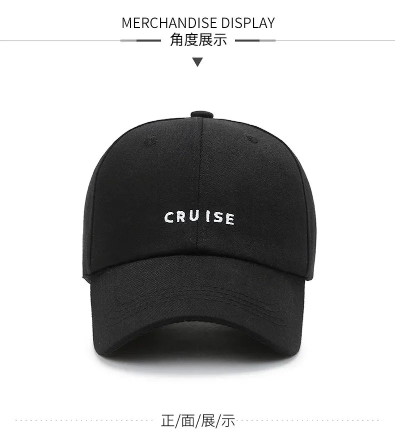 New Black Cap Hat Men Cotton Baseball Caps for Men Women Bones Masculino Branded Mens Caps Snapback Hip-Hop Hats