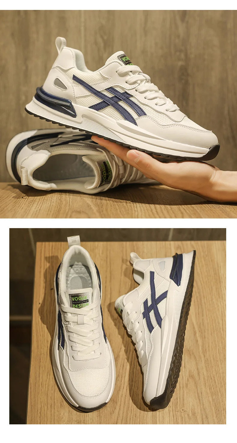 Casual Shoes for Men Fashion Men's Sneakers Wear-resistant Platform Mens Sport Shoes 2024 New Breathable Mesh Male Running Shoes