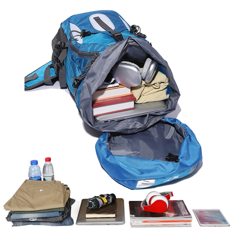Camping Backpack Travel Bag Men Women Hiking Trekking Climbing Rucksack Outdoor Sports Bags Large Capacity Luggage Shoulder Bag
